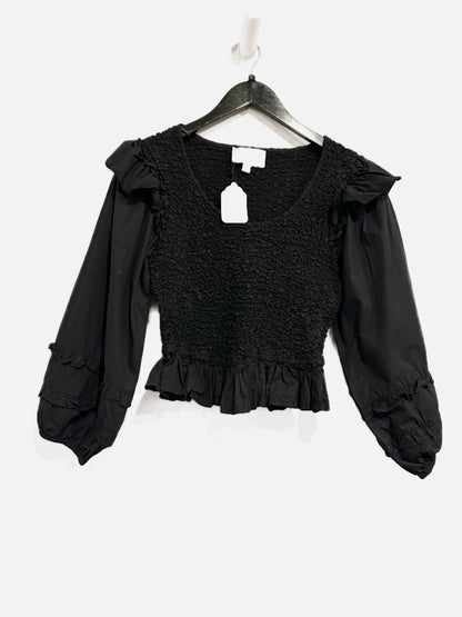 Cleobella Veronika Blouse in Black - Small