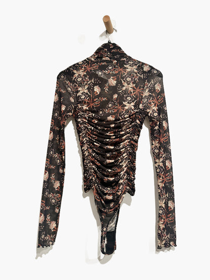 Free People Intimately Under It All Printed Bodysuit - Medium