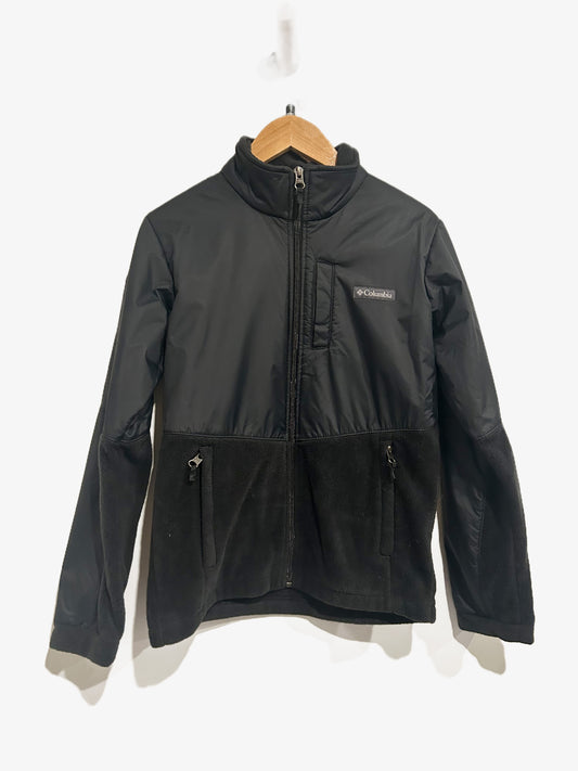Columbia Kids Black Zip Up Jacket - Medium (10/12)