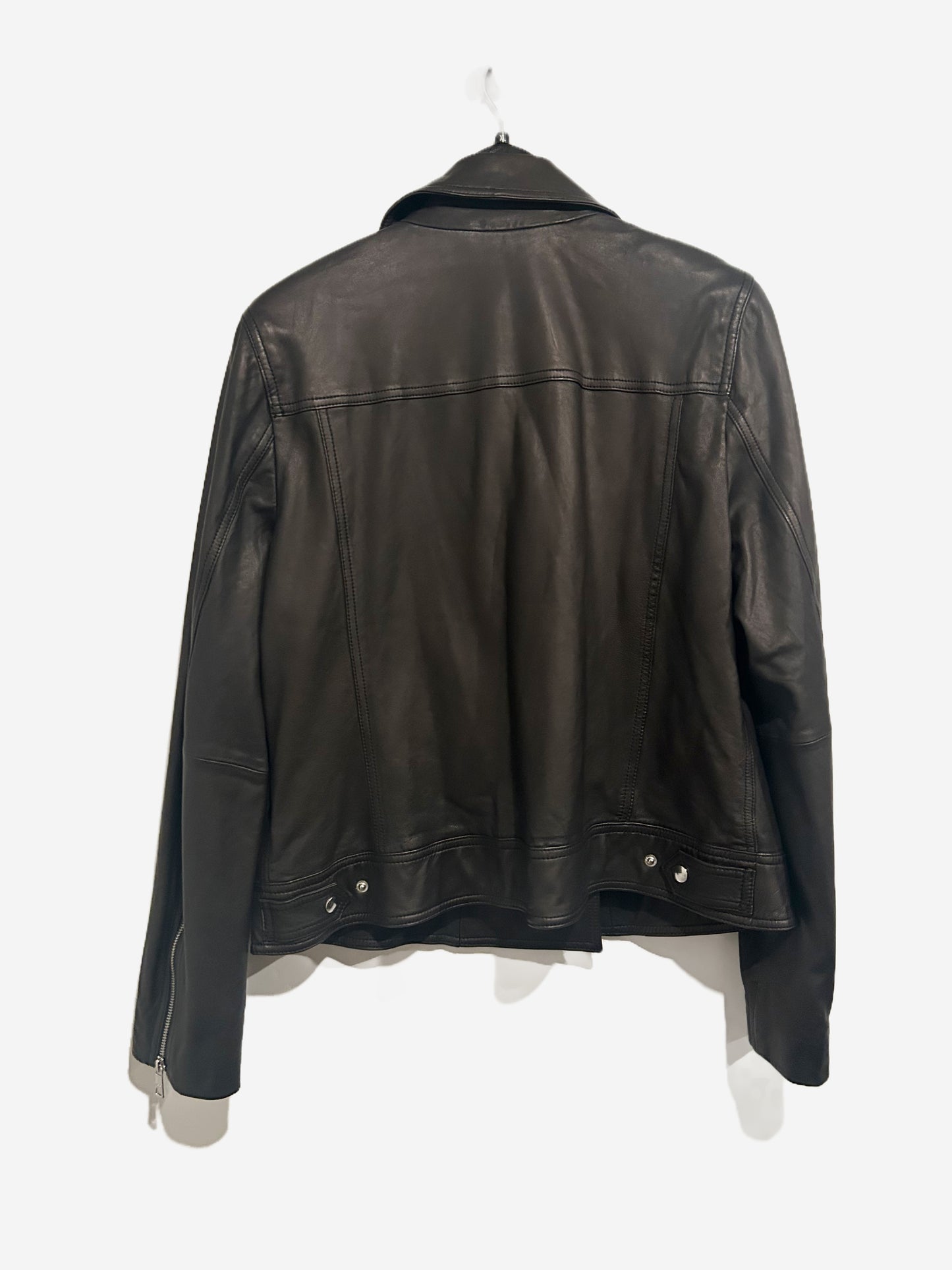 Banana Republic NWT Classic Leather Moto Jacket in Black - XL