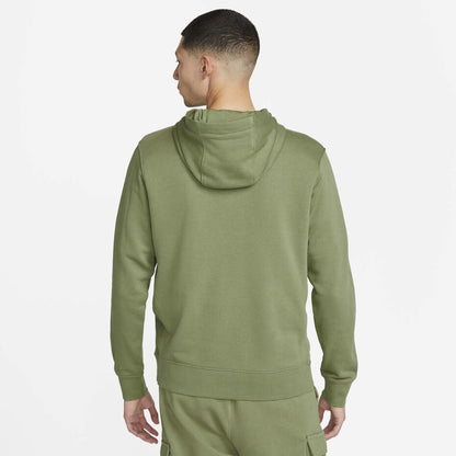 Nike Club Fleece Pullover Hoodie in Alligator/White - XL