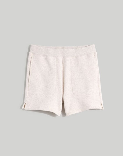Madewell Airyterry Stitched-Pocket Sweatshorts in Light Gray - Large