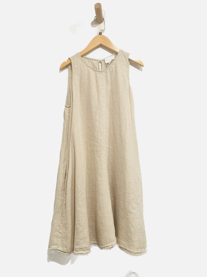 Velvet by Graham Tan Linen Mini Dress - Small