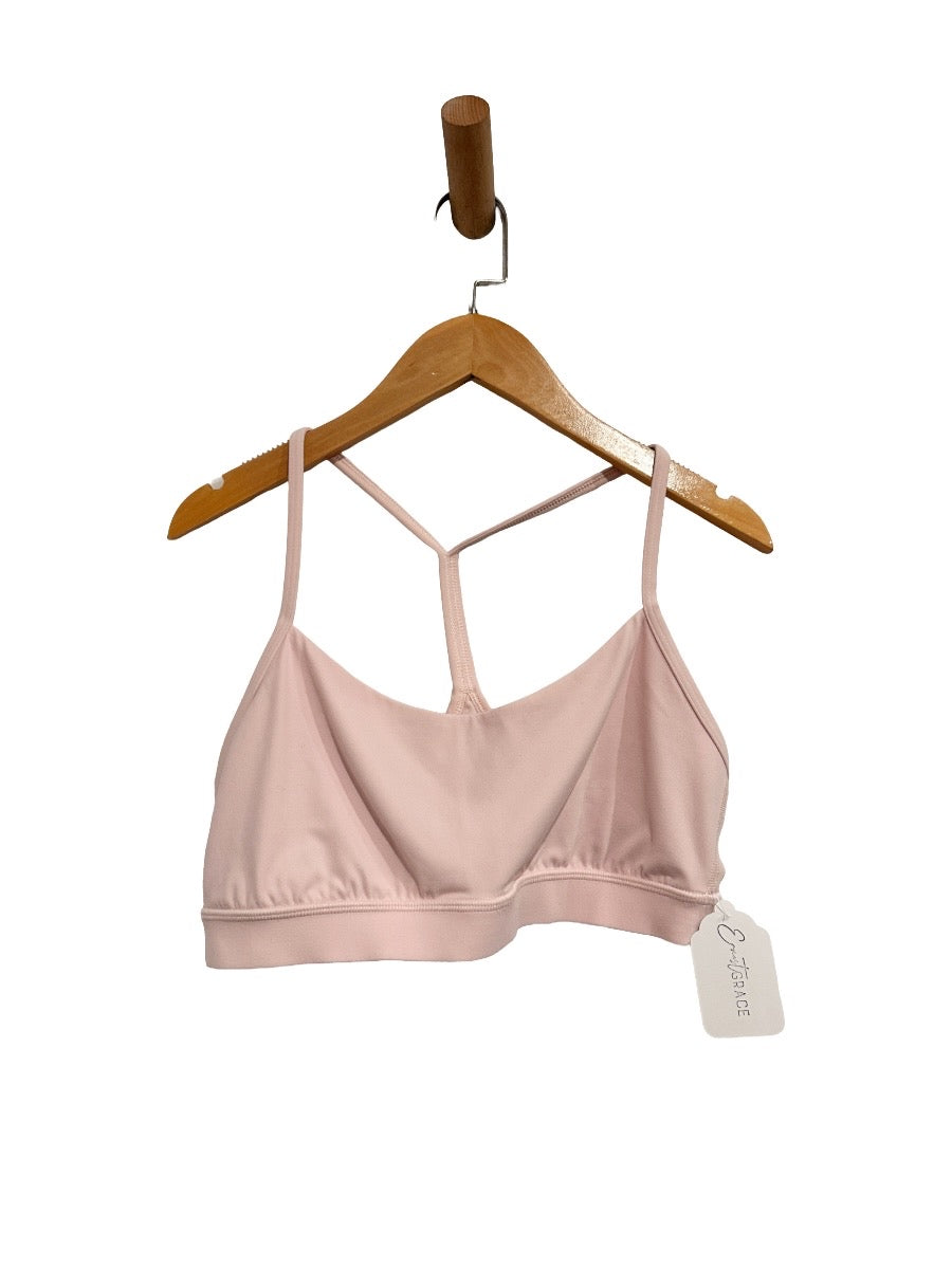 Lululemon Flow Y Nulu Bra in Feather Pink - 10