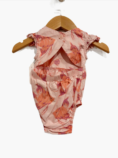 Just One You Pink Koi Onesie - 3M