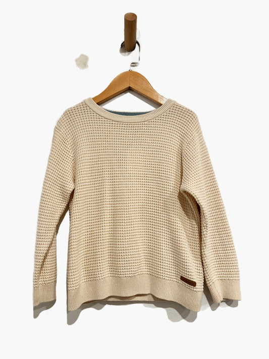 H&M Kids Cream Waffle Knit Top - 3/4