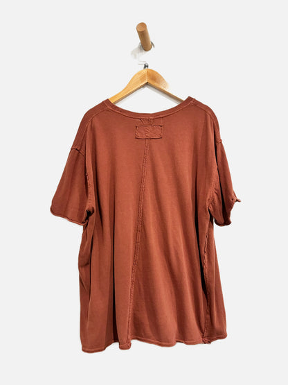 Free People Nina Tee in Brownie - XS