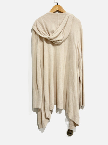 Barefoot Dreams Cream Hooded Duster - XL