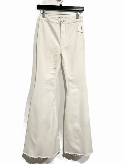 Free People Just Float On Flare Jeans in Winter White - 25