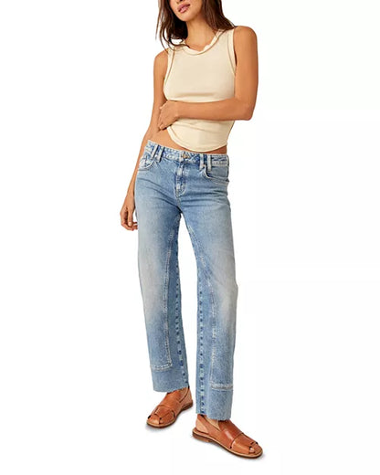 Free People Risk Taker Straight Jeans - 24