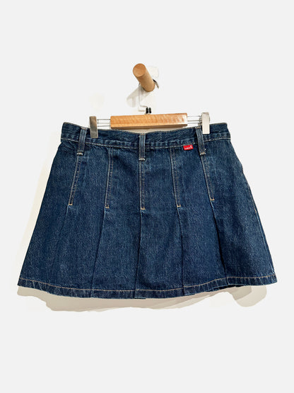 Levi’s Pleated Denim Mini Skirt - 27