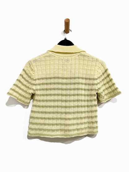 Kimchi Blue Oliver Button-Down Polo Sweater - XS