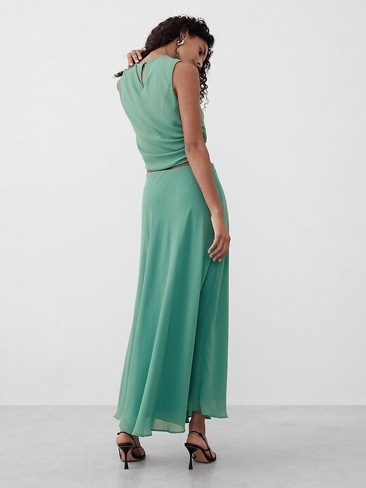 Banana Republic Factory Green Tank and Skirt Set - Large