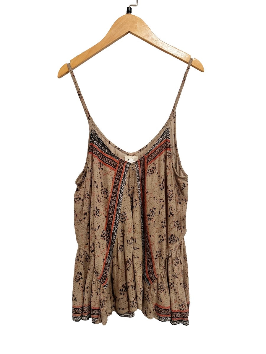Free People One Mixed Print Cami - Medium