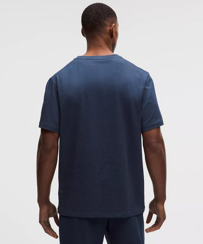 Lululemon Zeroed In Short Sleeve Shirt in Heathered Club Blue