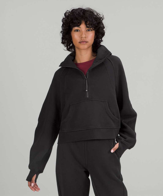 Lululemon Scuba Oversized Funnel Neck Sweatshirt in Black - XS/S