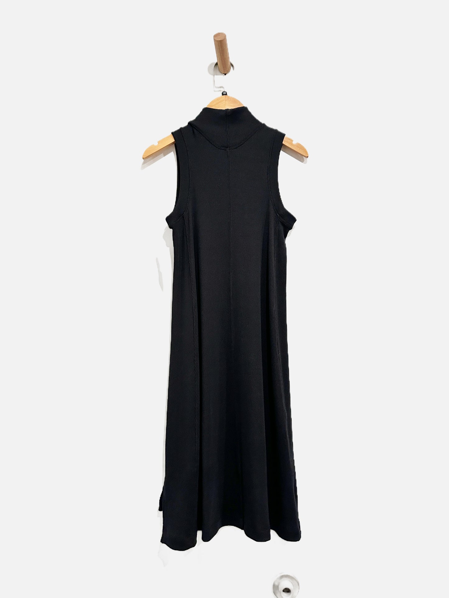 Lululemon Gone For The Week Black Ribbed Tank Dress - XS