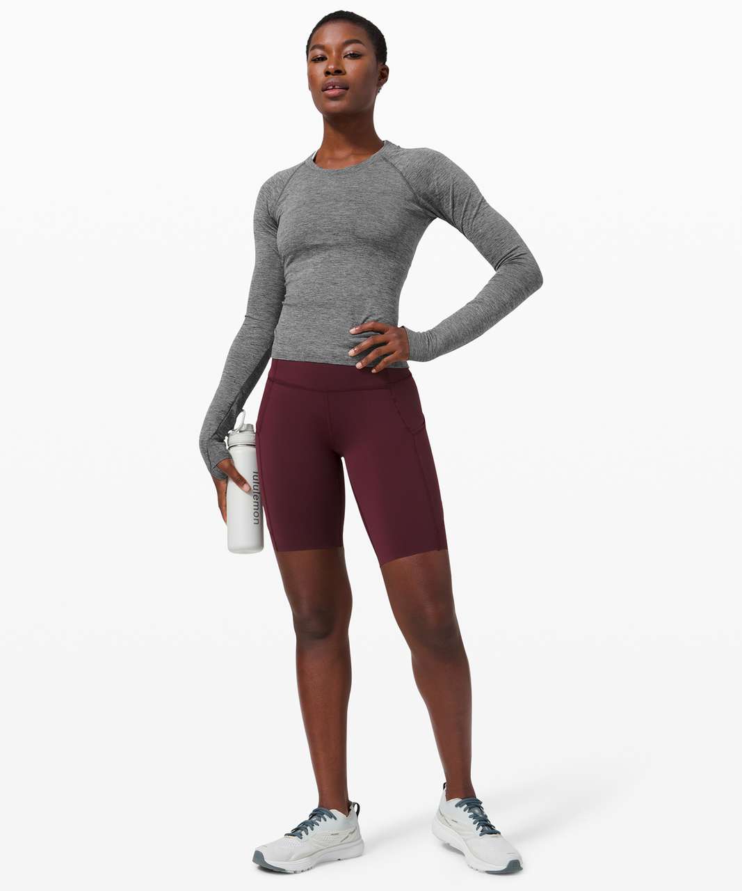 Lululemon Swiftly Tech Long Sleeve 2.0 *Race in Graphite Grey/Silver Drop - 2