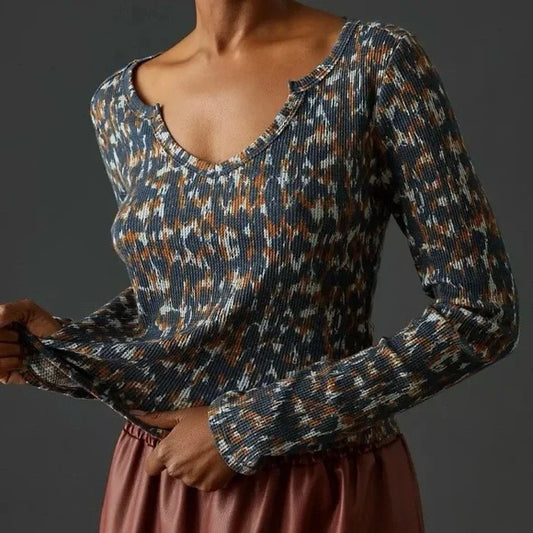 Anthropologie Pilcro Notch LS - Small