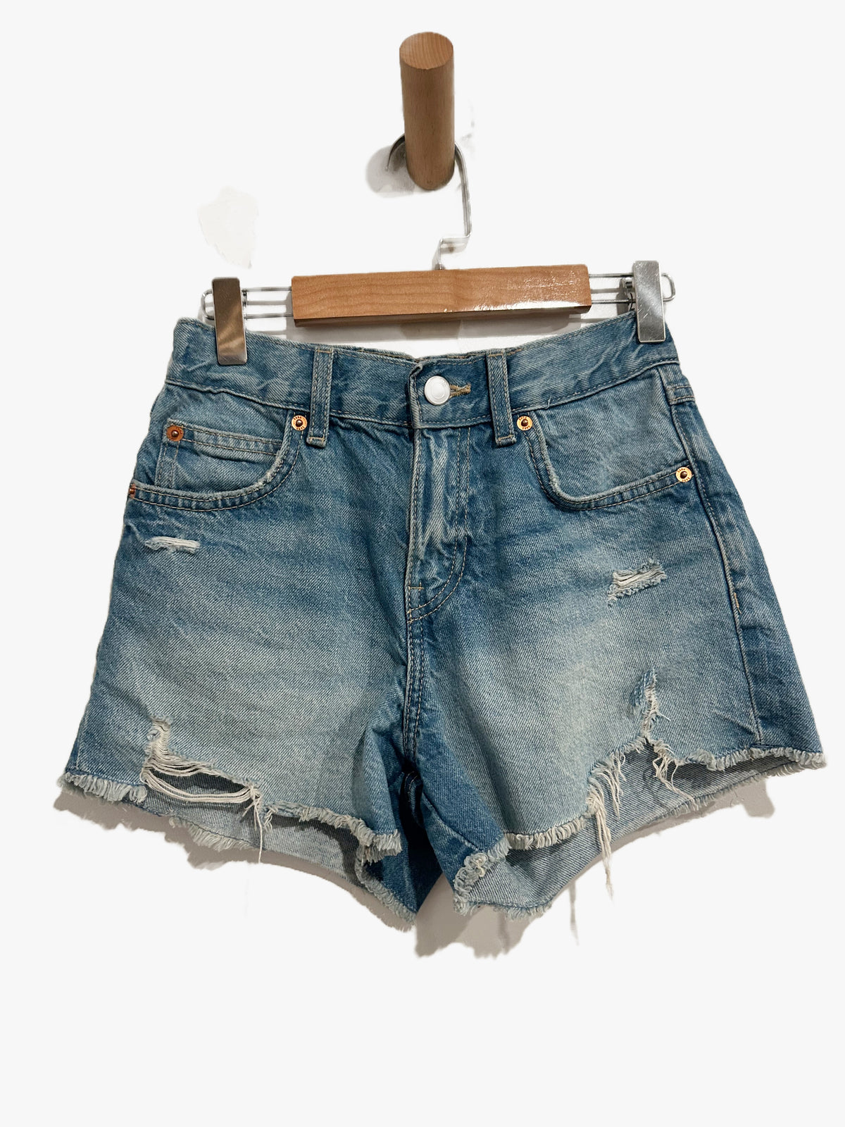 Zara Girls Denim Cutoff Shorts - 11/12