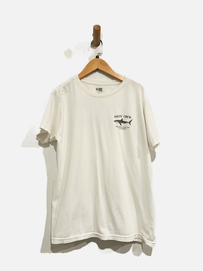 Salty Crew Bruce Crew Tee in White - Small