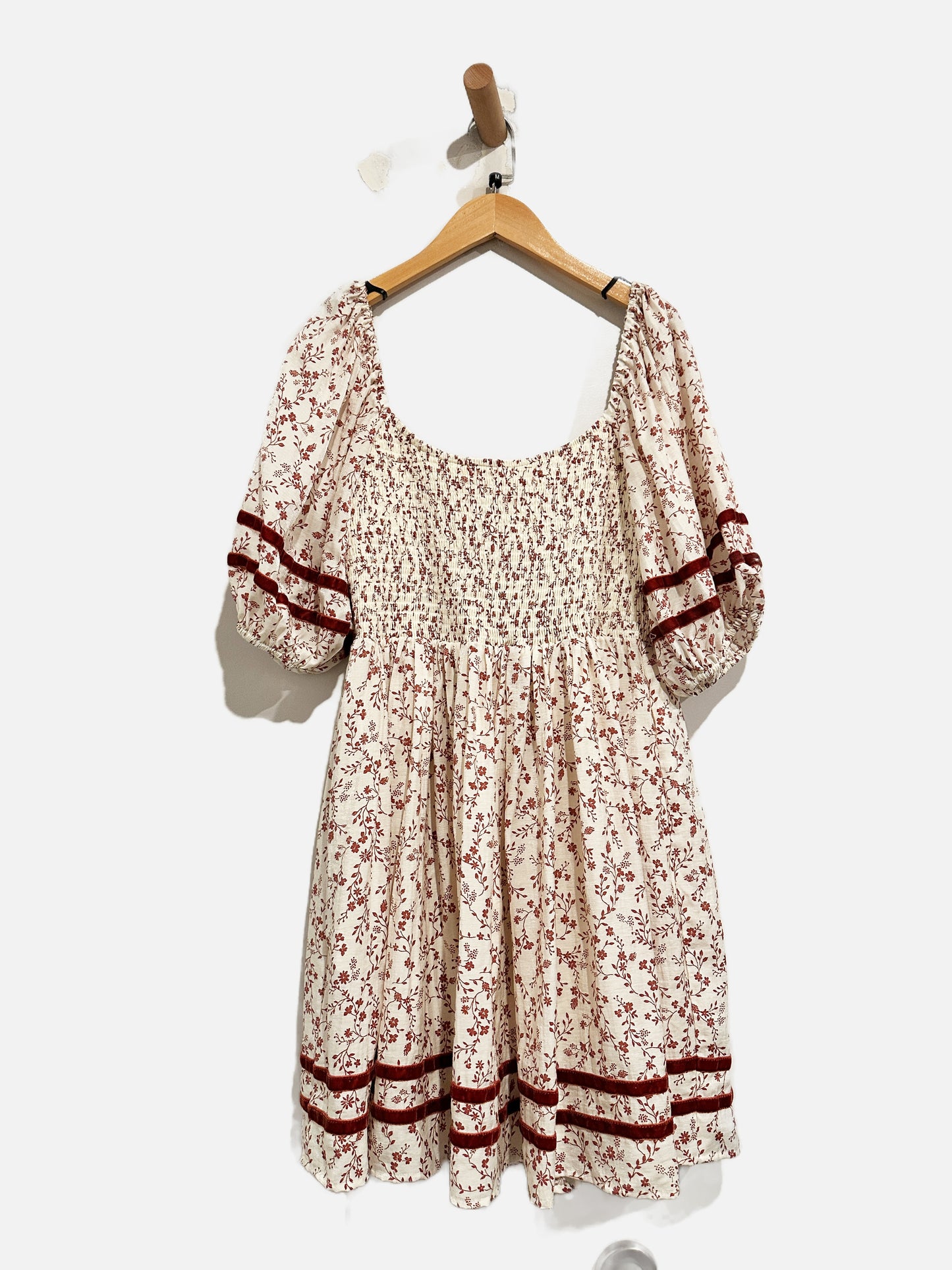 Altar’d State Chaya Puff Sleeve Mini Dress - Medium
