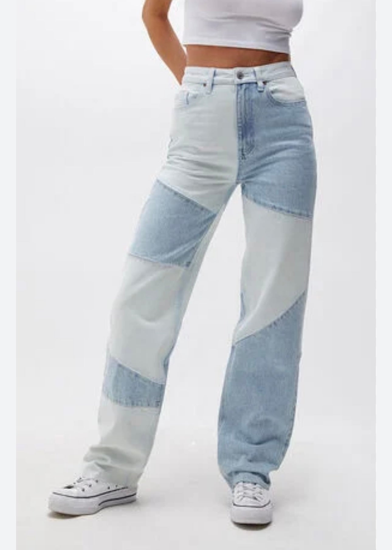 Pacsun Patchwork 90s Boyfriend Jeans - 27