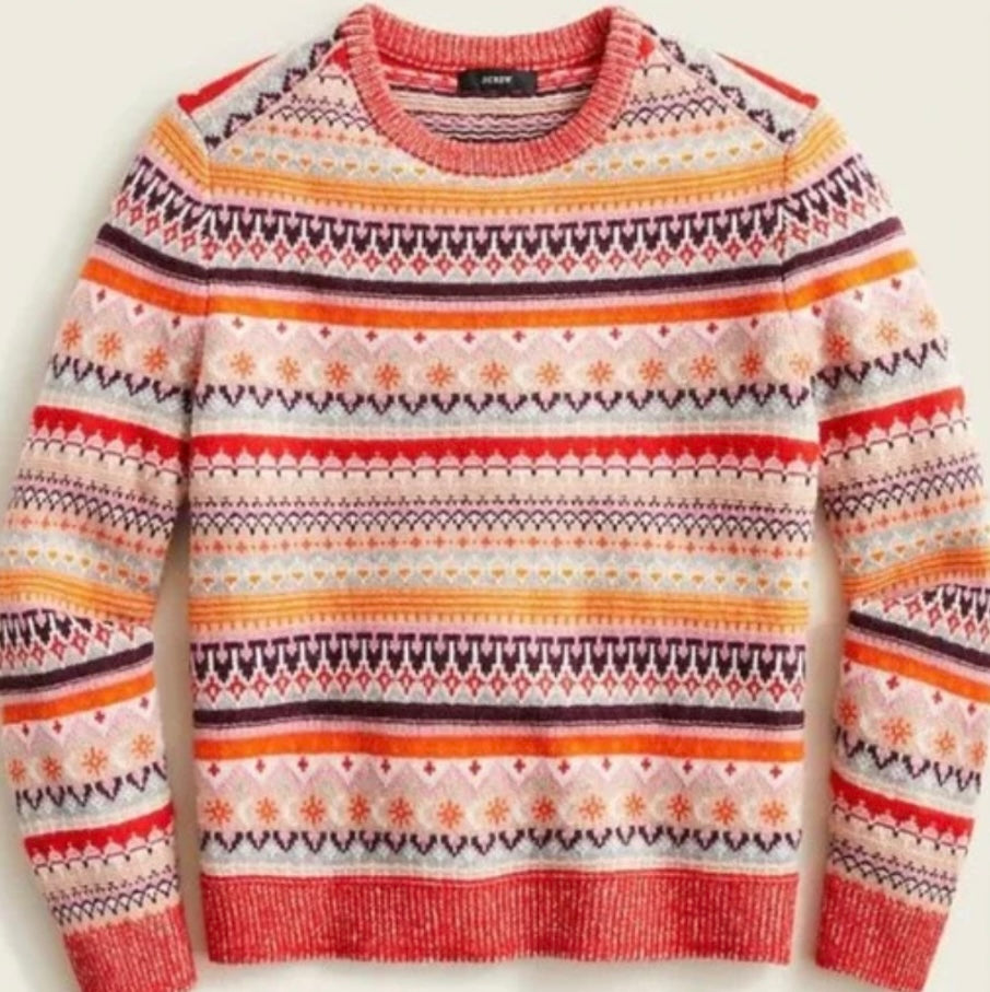 J.Crew Fair Isle Sweater - Medium
