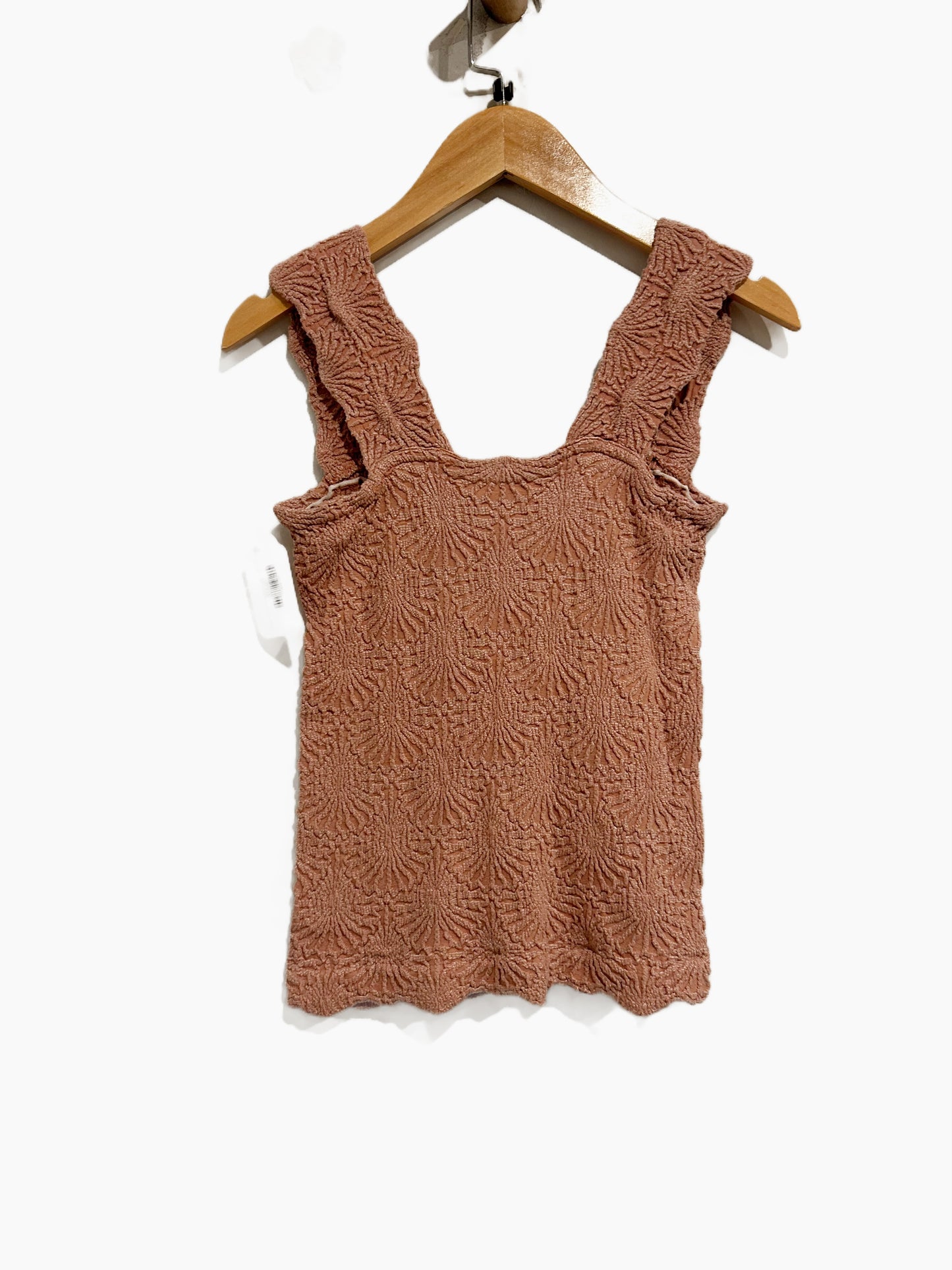 Free People Pink Love Letter Cami in Cinnamon Stick - M/L