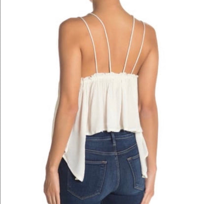 Raga NWT The Dreamer Embroidered Cami Top in White - XS