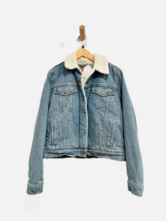Levi’s Denim Sherpa Jacket - Medium