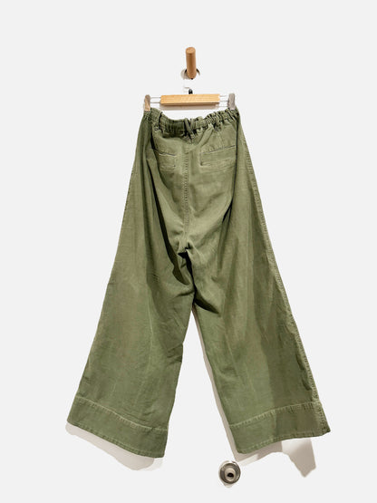 Pilcro Green Wide Leg Pants - Small