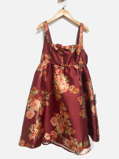 NWT Lulus Unbelievably Lovely Red Floral Mini Dress - Medium