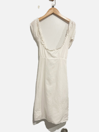 Free People White Babydoll Dress - Medium