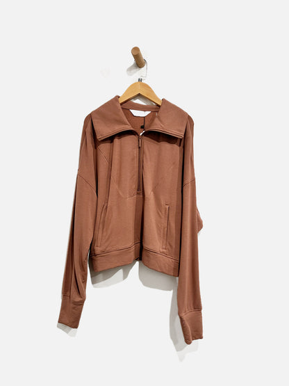 Tavi Brown Half Zip - Small