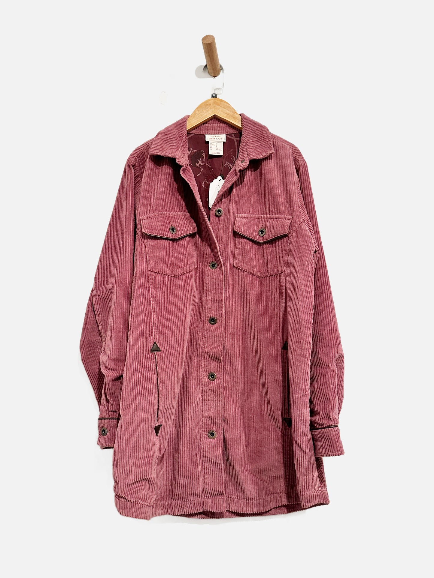 Ariat Mauve Corduroy Jacket - Small