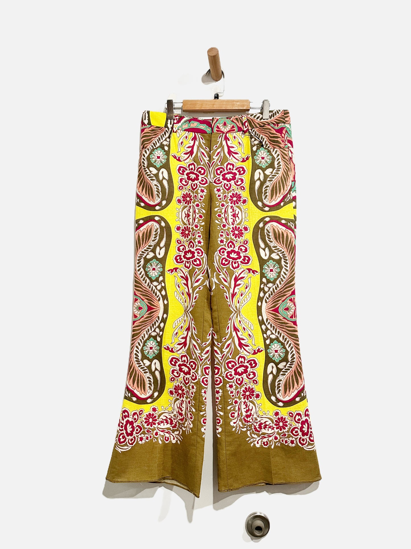 Zara Colorful Printed Pants - Small