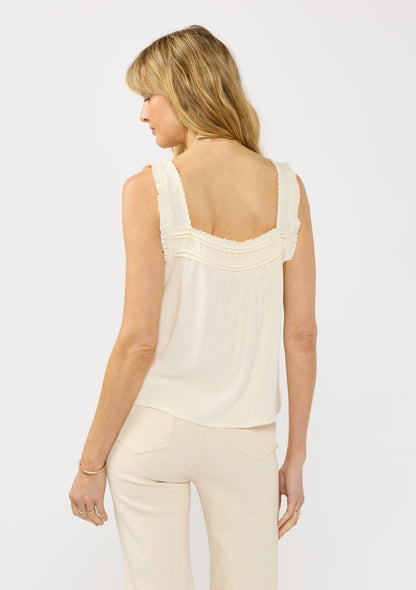 Lovestitch Velora Tank in Cream - Medium