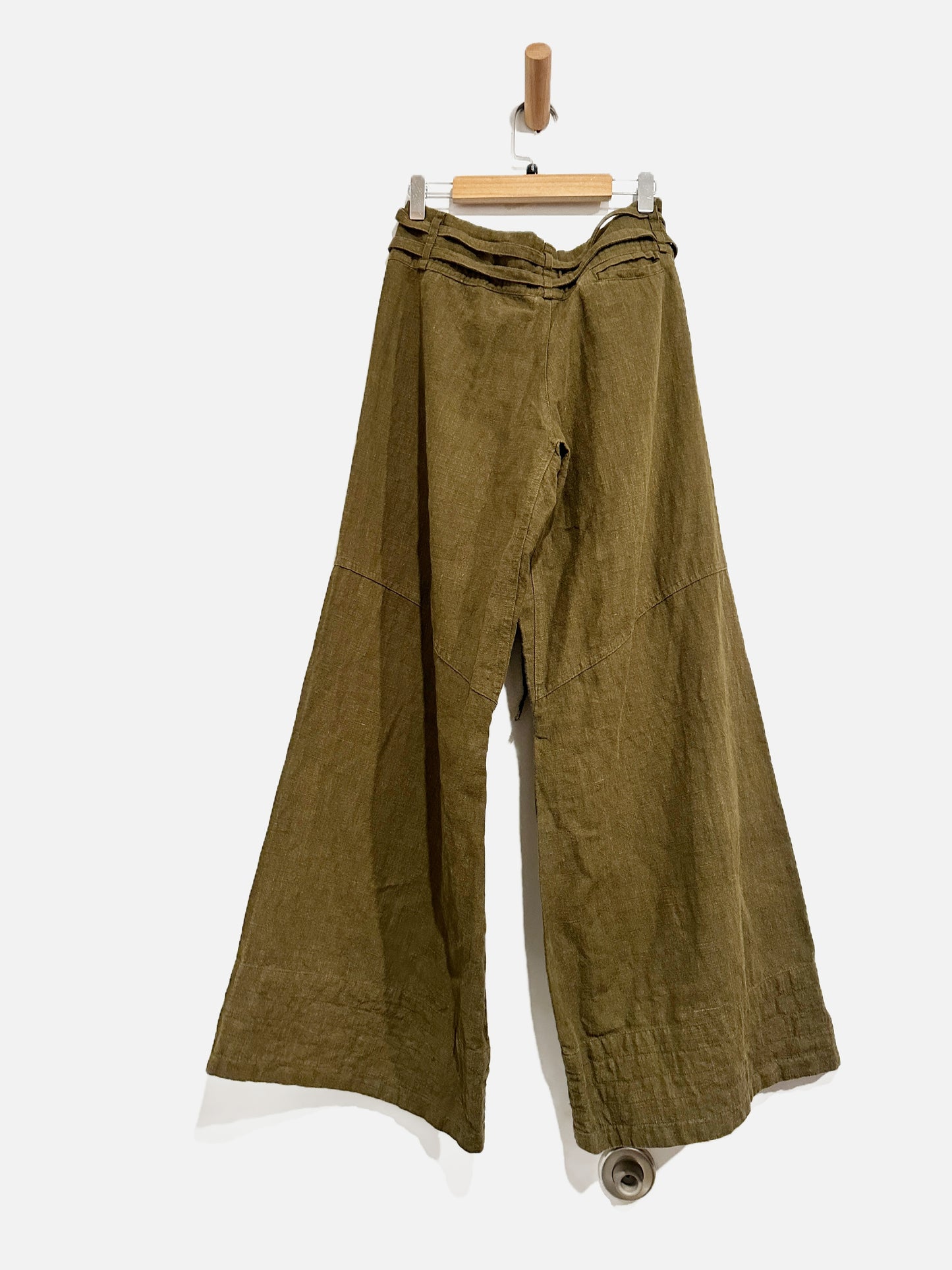 Kashi Green Wide Leg Trousers - Small