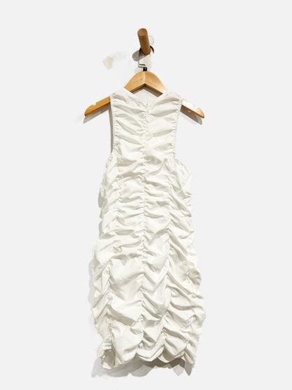 Pretty Little Thing White Ruched Mini Dress - 4