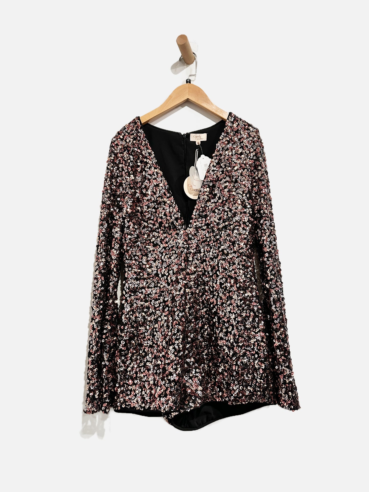 Camila Coelho Sequin Romper - Medium