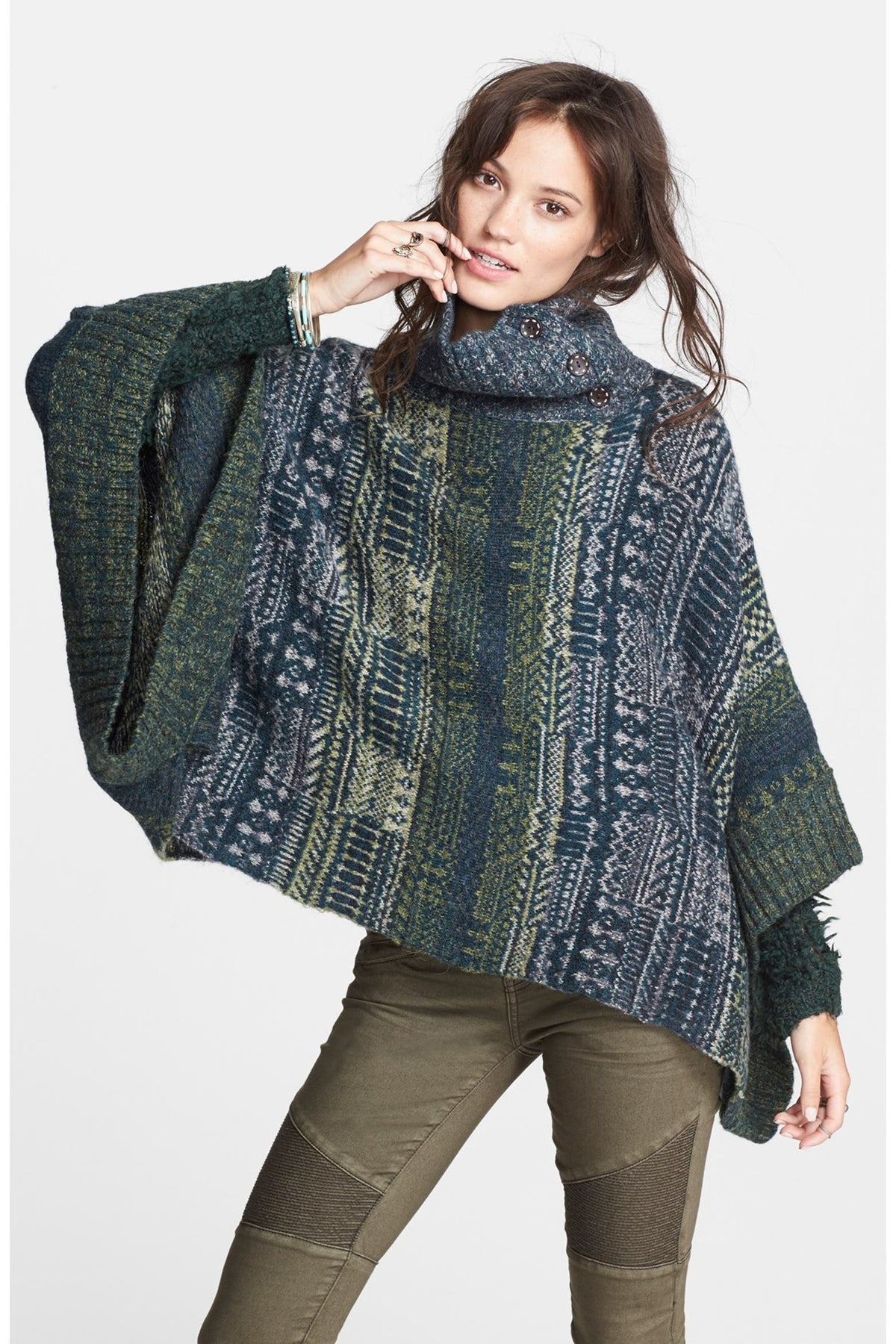 Free People Willow Poncho - Medium