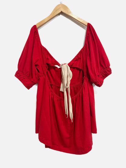 Free People Donnie Short Set in Cherry - Large