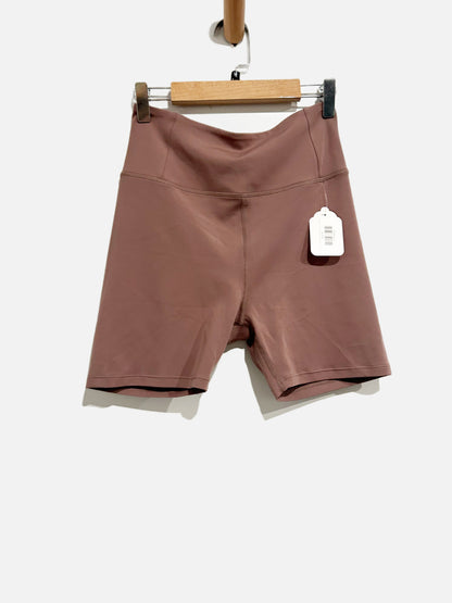 Girlfriend Collective Dusty Mauve Biker Shorts - Medium