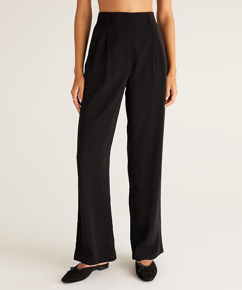Z Supply Lucky Twill Pant in Black - Small