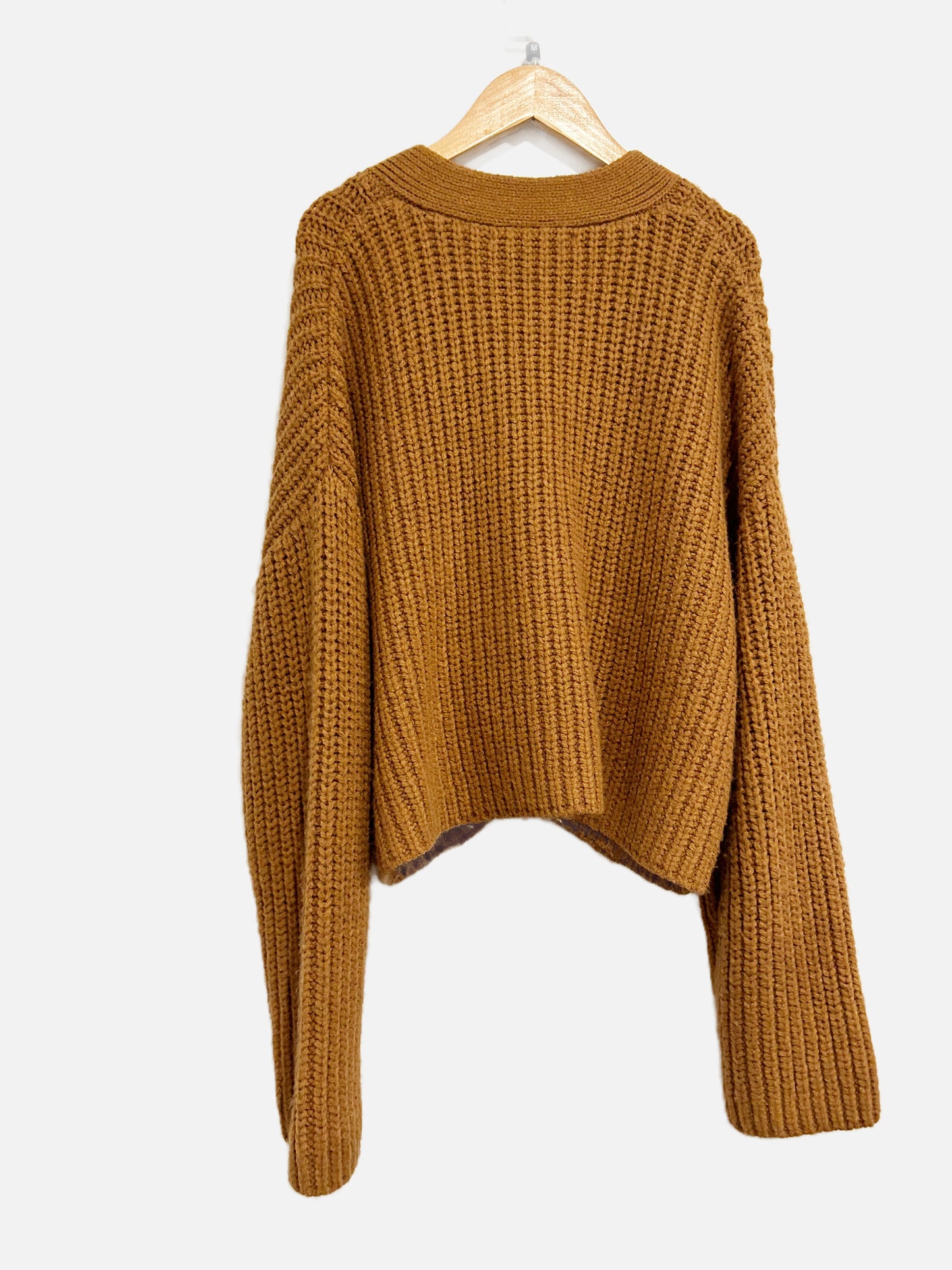 Zara Brown Knit Cardigan - Medium