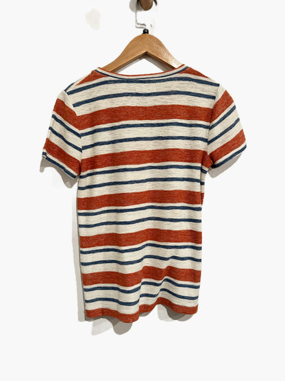 Madewell Hi-Fi Shrunken Tee in Mary-Lou Stripe - XS
