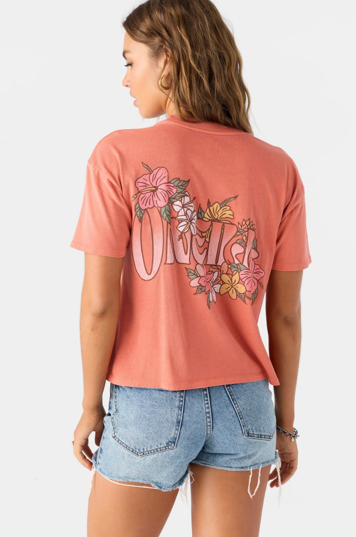 O’Neill Orange SS Graphic Tee - Small