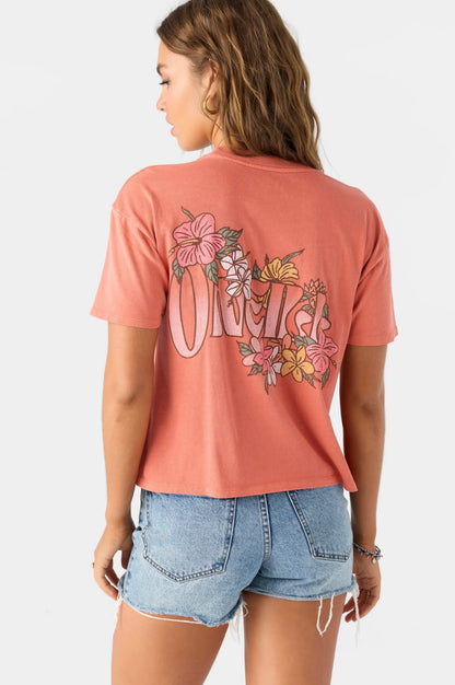 O’Neill Orange SS Graphic Tee - Small