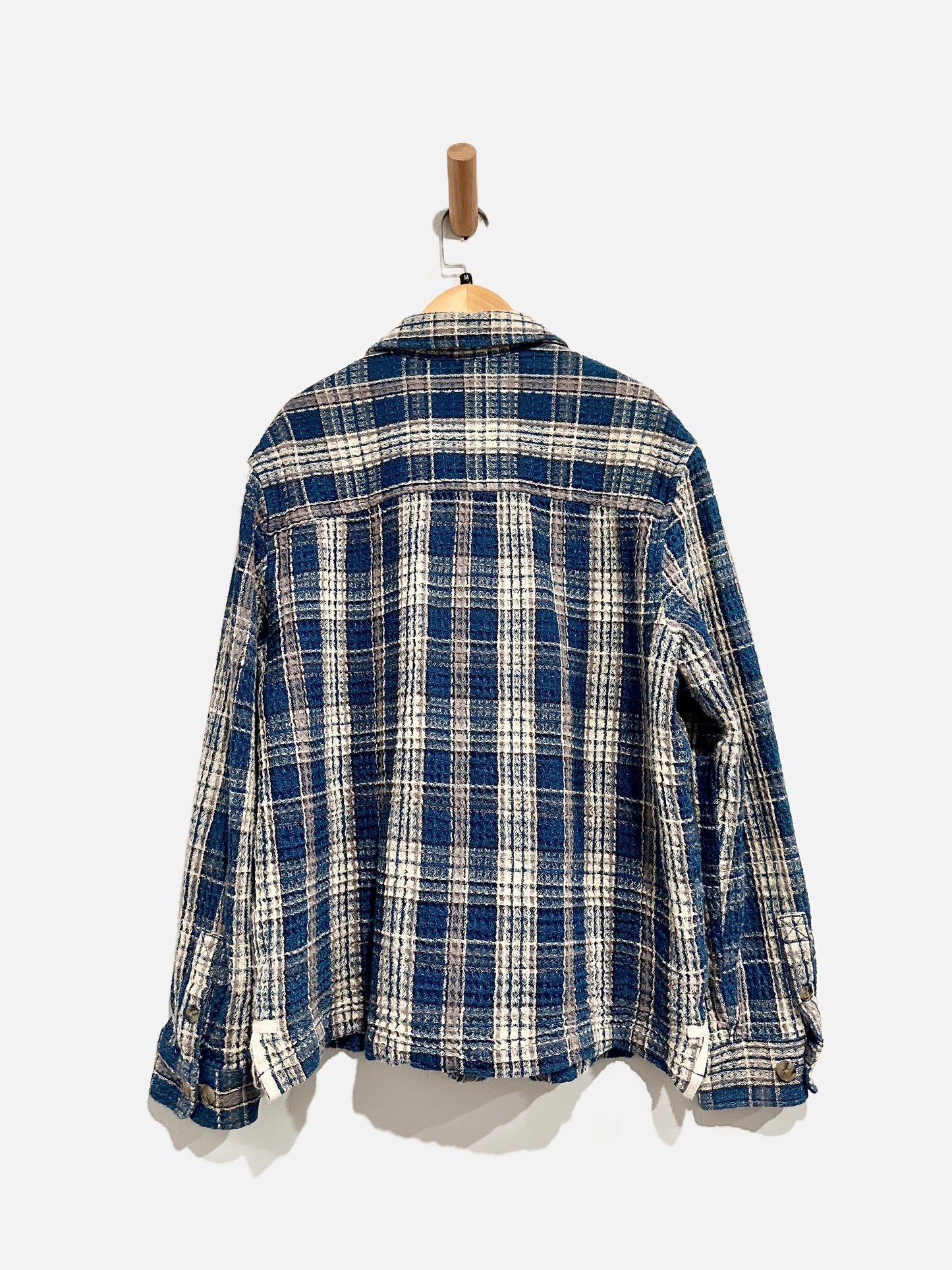 BDG Blue Waffle Flannel - Medium